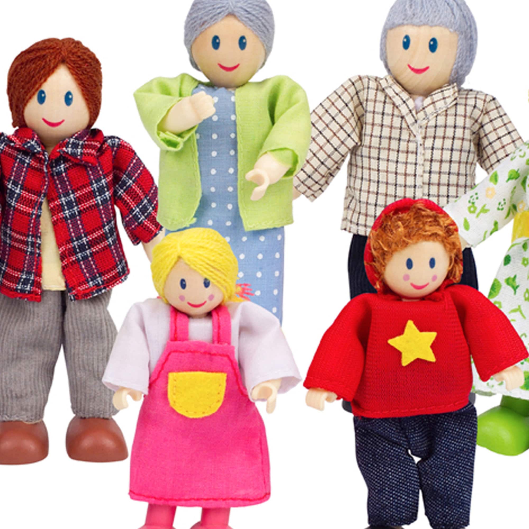 Hape Happy Family Dollhouse Set